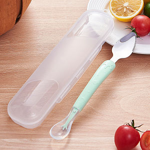 Qpickle Babe Fruit Spoon Double Head Design (Feeding & Scraping)