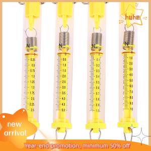 huhe เครื่องวัดกระแสไฟฟ้าทรงกระบอกนิวตันกรัม14005สำหรับใช้ในการสอนช่างฟิสิกส์อุปกรณ์1N 2.5N 5N 10N ท่อปรับสมดุลสปริง