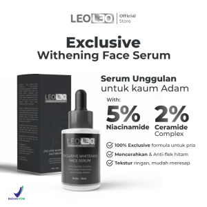 LeoLeo Exclusive Whitening Face Serum Wajah Untuk Pria Mencerahkan Dan Mengatasi Jerawat
