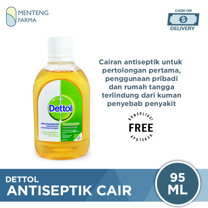 Dettol Antiseptik 95 ML - Sabun Cair Antiseptik