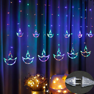 3.5M Hari Raya Decoration Light LED Curtain Light Fairy String Light for Muslim EID Ramadan Diwali Wedding Birthday Party Decoration