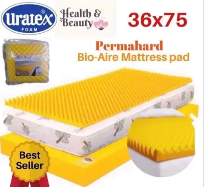 ANTI BEDSORE 36X75 SINGLE BED URATEX ORIGINAL (YELLOW)