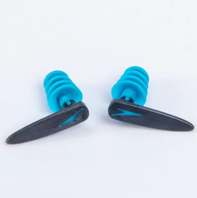 Speedo/speedo Swimming Earplugs Waterproof Comfortable Silicone Professional Training Anti-choking Swimming Nose Clip Earplugs