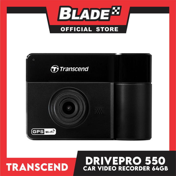 Transcend DrivePro 550 Car Video Recorder with Suction Mount 64gb ...