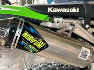 BAYARDITEMPAT Knalpot Norifumi Roket 4 New Klx 150 Bfse DTracker 150 Crf 150 Wr155 Supermoto