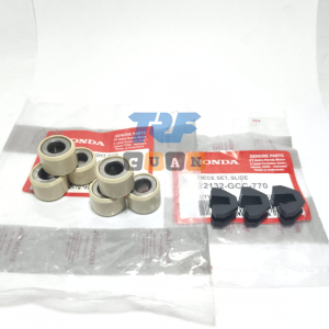 Roller set Vario 110 Karbu Fi Beat pop F1 Scoopy ESP New Street + Slider piece slide Honda KVB Roler