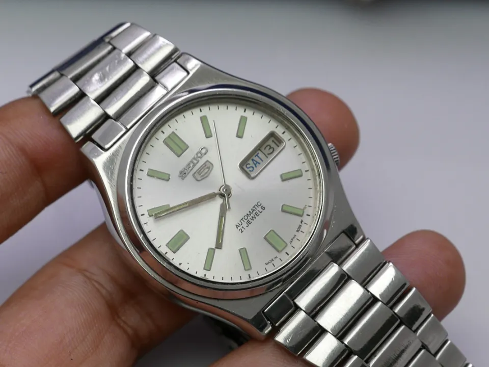 Vintage Seiko 5 Five Automatic Day Date