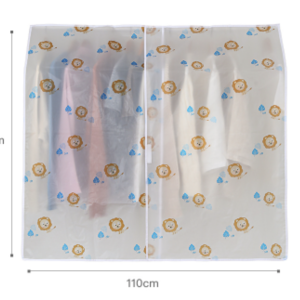 ที่คลุมราวผ้า ที่คลุมราว ผ้าคลุมราวแขวนเสื้อผ้า ผ้าคลุมราวแขวนผ้า ที่คลุมราวตากผ้า พลาสติกคุม ที่ครุมเสื้อผ้า กันน้ำ จัดระเบียบตู้เสื้อผ้า Clothes Cover