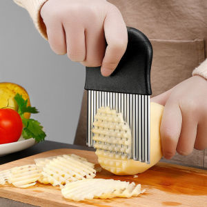 Dao Khoai Tây Răng Sói Đa Chức Năng Dao Sóng Khoai Tây Dụng Cụ Cắt Sợi Lạ Mắt - HÀNG CÓ SẴN
