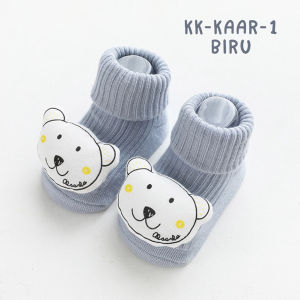 Kaos Kaki Bayi Panjang Anak   Bahan Elastis Anti Slip Aksen Boneka 3D Lucu KAAR