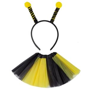 Soft Tulle Girls Christmas Halloween Cosplay Costumes Mesh Skirt Headband Girls Skirt Headband Outfits Tutu Short Skirt