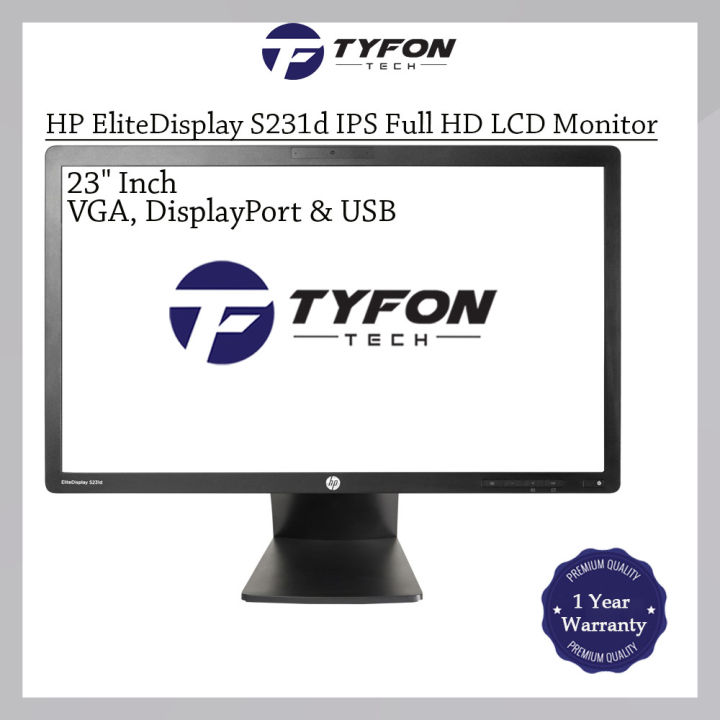 HP EliteDisplay 23″ Inch Widescreen IPS Full HD LED Monitor S231d
