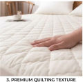 Fitted Mattress Protector. Cooling Egyptian Cotton with 6 in 1 protection by Nile Valley. 