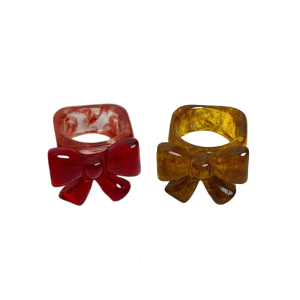 Resin Rings Comfortable Rings Daily Wear Rings Resin Texture Suitable for Fashion Enthusiasts Seeking Distinctive Styles
