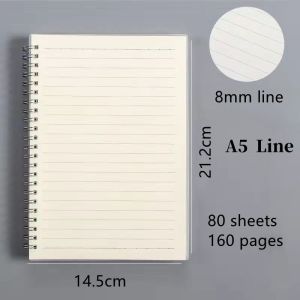 COD A4/B5/A5/A6/160 Page blank network grid kit cover laptop spiral book diary diary student buku nota