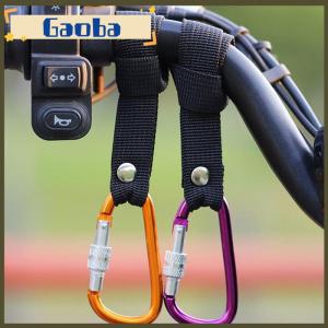 gaoba 1 2PCS Electric Scooter Front Hook Aluminum Alloy Handlebar Hook For Bicycle Baby Stroller D-hook Hanger Motorcycle Hook