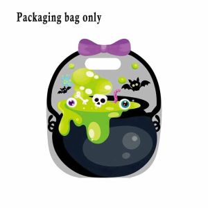 🎃 Halloween Trick or Treat Candy Bag | Pumpkin & Witch Cauldron Goodie Bag for Kids