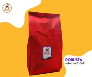 เมล็ดกาแฟเด่นชัยโรบัสต้า คั่วเข้ม