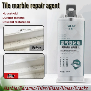 Tile Marble Repair Agent Marble Ceramic Tiles Paste Fill Pothole Holes Cracks Glaze Repair Epoxy Compound Ab Glue Home Wall Repair Tool