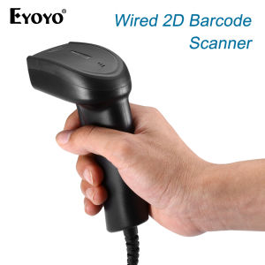 Eyoyo 1D 2D QR Bluetooth Handheld Barcode Scanner 3-in-1 Bluetooth & 2.4G Dongle Wireless & Wired Connection CCD PDF417 Data Matrix Bar Code Reader for iPad iPhone Android Phones Tablets or Windows Mac Computer