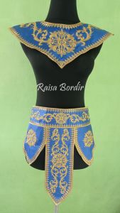 renda bordir kostum tari motif cemara