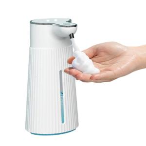 400ml Automatic Foaming Soap Dispenser Touchless Hand Soap Foam Dispenser Induction Hand Washer for Hotel Bathroom