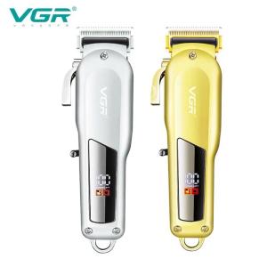 ORIGINAL VGR V278 Gold Hair Clipper 2021 New Design Cordless Electric Hair Trimmer Men Clippers Hair Trimmers for Mens with LCD