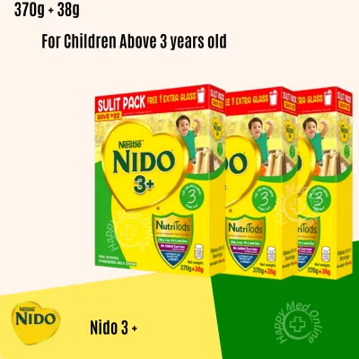 Nido Fortified Powdered Milk Drink 3 plus 3+ for pre-schooler nido junior jr for 1 -3 years old lactobacillus protectus New And Imporoved