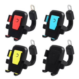 ที่ยึดโทรศัพท์มือถือ ที่หนีบมือถือ สำหรับยึดไว้บนกระจกมองหลังของรถมอเตอร์ไซค์ ที่วางโทรศัพท์ปลอดภัย มั่นคง คละสีจัดส่ง
