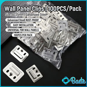 Baete 100Pcs Wall Panel Buckle PVC Wall Mounting Clips Furniture Cladding Clip