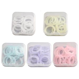 100Pcs Detachable Binder Rings 15mm Book Rings Colorful Binder Rings for Flash Index Loose Leaf Notebook Album