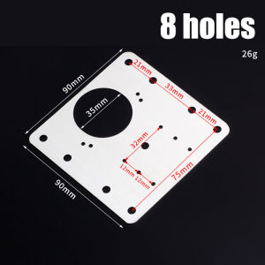 5/8 Hole Stainless Steel Hinge Repair PlatesCabinet Door Repair Plate Pembaiki Plat Besi Bracket Pemasangan Plat