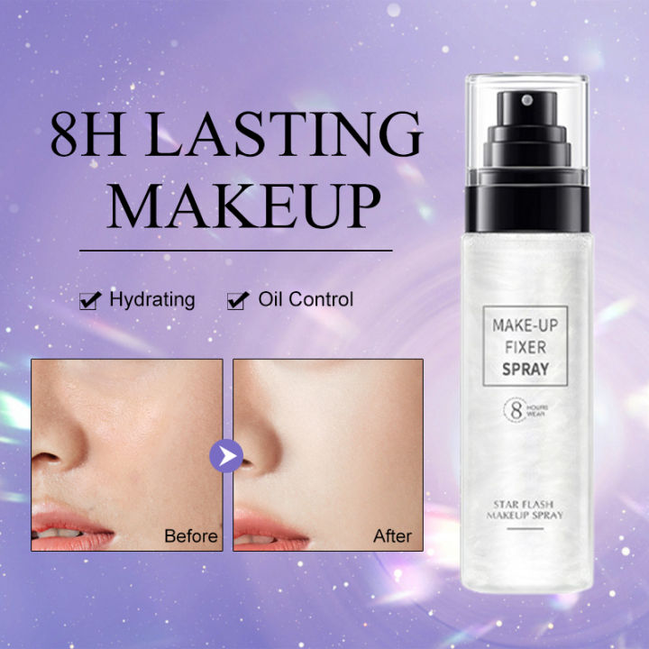 HUNMUI Starry Makeup Setting Spray - Long-lasting, Hydrating, Fixing ...