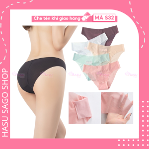 [S32] Combo 10 Quần Lót Nữ Tam Giác Chất Voan Tuyết Tàng Hình Cao Cấp Freesize - GIAO MÀU NGẪU NHIÊN