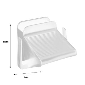 Polocat Non Perforated Bathroom Foot Pedal Non Slip Wall Mounted Storage Shoe Brush Rack Rest Shaving Leg Step Aid Wash Feet Tool