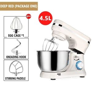 ArcticBreeze Commercial 1200W Stand Mixer 5.5L Stainless Steel Bowl Large Motor Vertical Food Mixing Machine Planetary Mixing Dough Hook Whisk