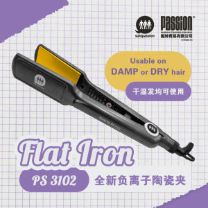 Sukipassion Professional Ceramic Tools PS 3102 Hair Straightener 2 in 1 Flat Iron Hair Curl  [3 Pin Plug] 直卷两用夹板直发器陶瓷拉直板