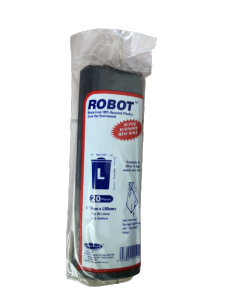 SEKOPLAS ROBOT Super Economy Mini Roll Garbage Bags Size LARGE ( 20 pieces per roll )
