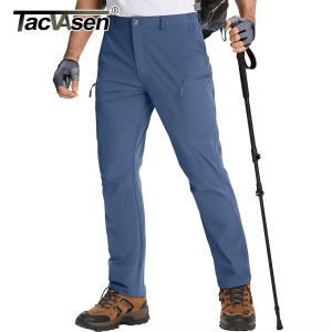 TACVASEN Lightweight Hiking Pants Mens Quick Dry Cargo Work Pants Nylon Waterproof Outdoor Trekking Fishing Pants Male Trousers2026