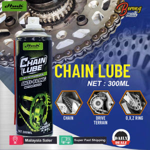 300ML Chain Lube Anti-Fling High Performance Maintenance Kit Spray Automotive Care Chains Cleaner / Minyak Rantai