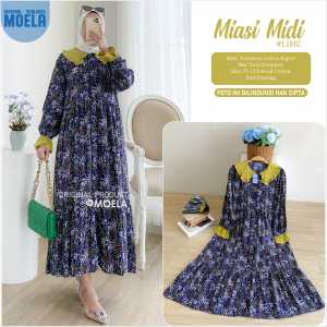 MIDI DRESS MIASI LIME LD 110 MOELA BERLABEL