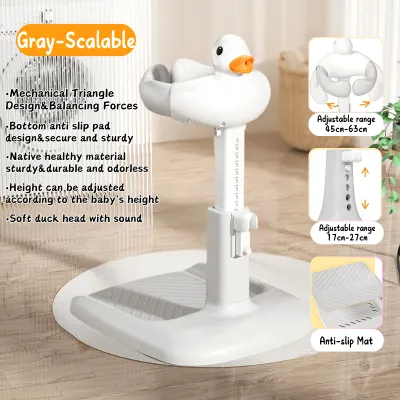 Baby Shower Stand Adjustable Height Baby Standing Shower with Anti-Slip Base And Chair Bathtime Helper for Toddler