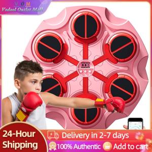 【Outlet】 Smart BT Boxing Trainer Machine Adjustable Workout Boxing Target Machine Wall Mount for Kids Adults