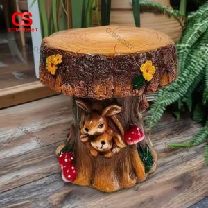Đèn Trang Trí Hình Gốc Cây Phát Sáng Phong Cách Khu Vườn Cổ Tích