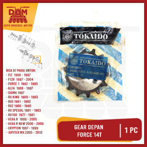 Gear Depan Force Fi 420-14T (TOKAIDO) Gigi Tarik Ger Gir Roda Depan Front Sprocket Drive F1Z F1ZR