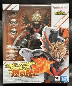 Bandai SHF My Hero Academy Bakugo Katsuki Finished Model Can Be Hands-Owned Collectible Model Decoration