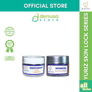 Yuriz Skin Lock Series | Moisturizer + Advanced Sun Care Matte | Tabir Surya Glowing Siang Hari