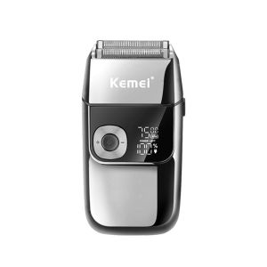 Kemei科美电动剃须KM-2028跨境数显刮胡往复式全身水洗胡须