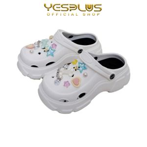 Sandal Baim Slip On Wanita Import Terbaru Aksesoris 3D Crystal Premium Bahan EVA Import 279+95