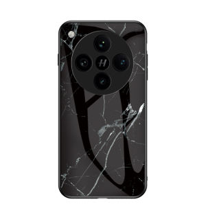 Casing For Oppo Find X8 X 8 Pro X8Pro FindX8Pro FindX8 5G 2024 Tempered Glass Marble Texture Phone Case Fashion Soft TPU Edge Shockproof Hard Back Cover